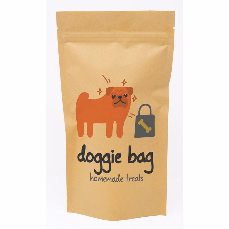 Full Color Stand Up Kraft Barrier Pouch (6" W x 11" H x 3" D)