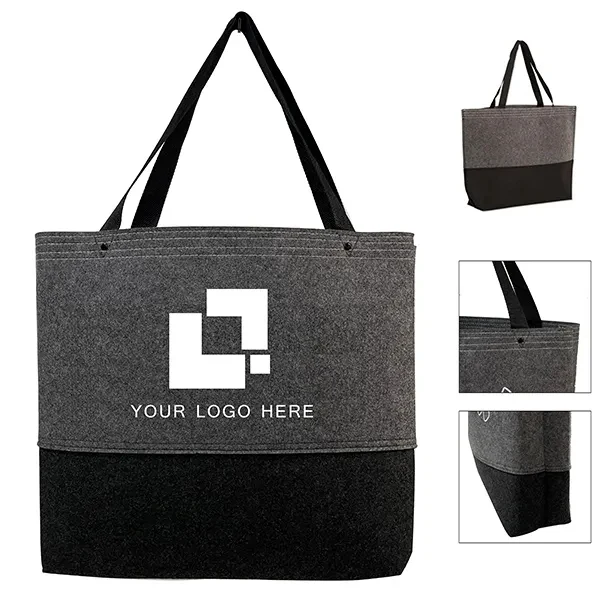 Custom Rpet Large Felt Tote Bag 1