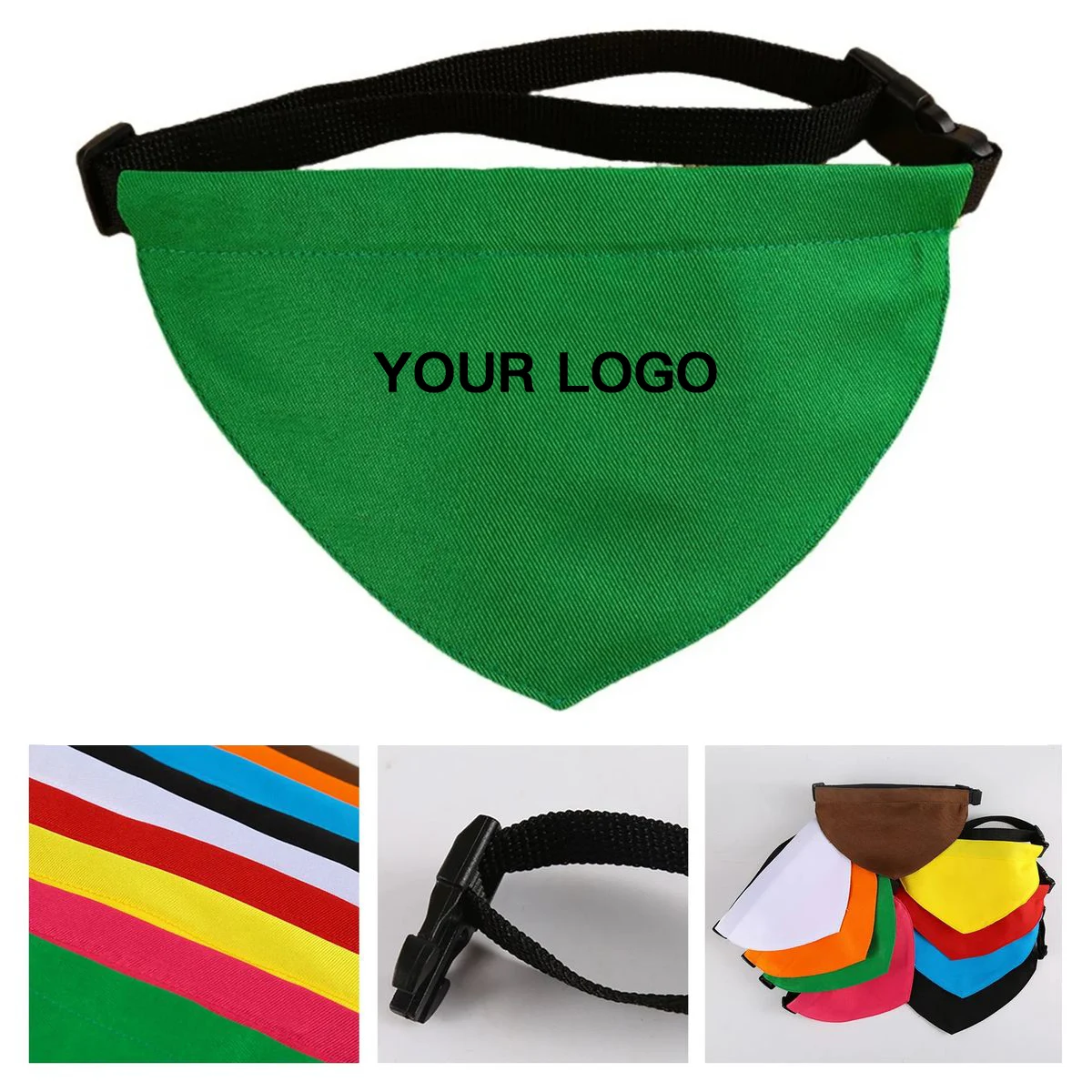 Soft Oxford Dog Triangle Bandana 1