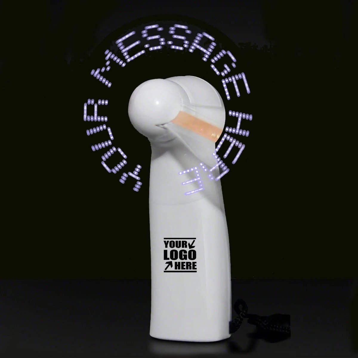 Pre-Programmed Mini Fan With White Led 1