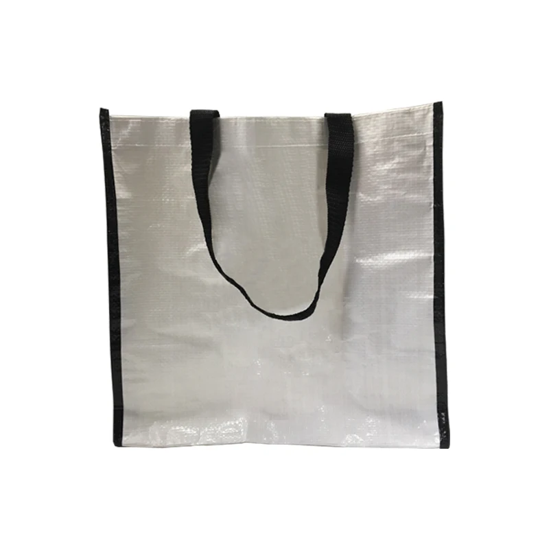 Laminated Woven PP Plastic Shopping Tote Bag 1