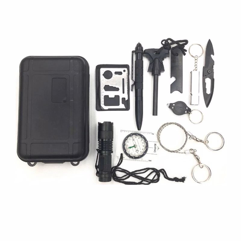 Camping Gear Tactical Survival Kit 14 in 1