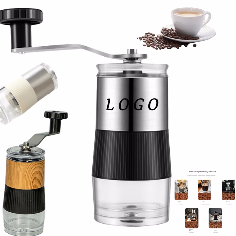 Stainless Steel Mini Manual Coffee Grinder Adjustable Set