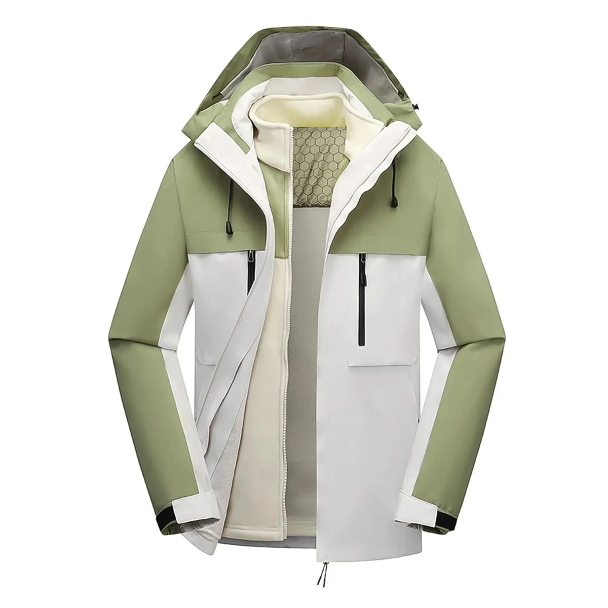 rPET 3in-1 Waterproof Ski Jacket with Fleece Liner 1