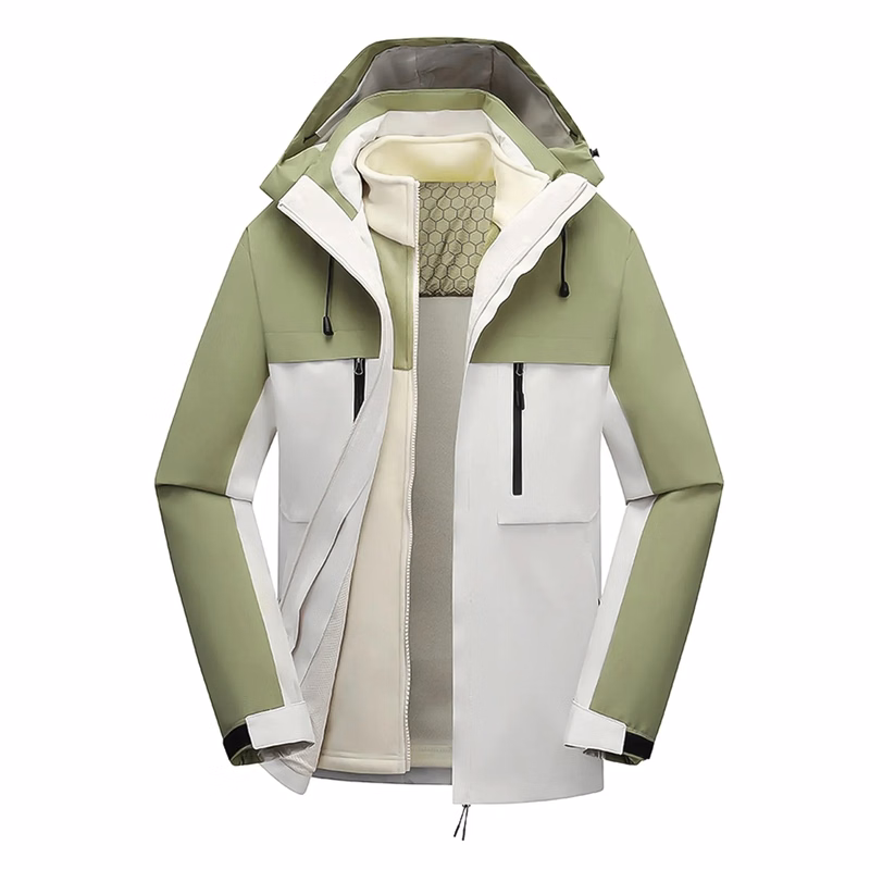rPET 3in-1 Waterproof Ski Jacket with Fleece Liner