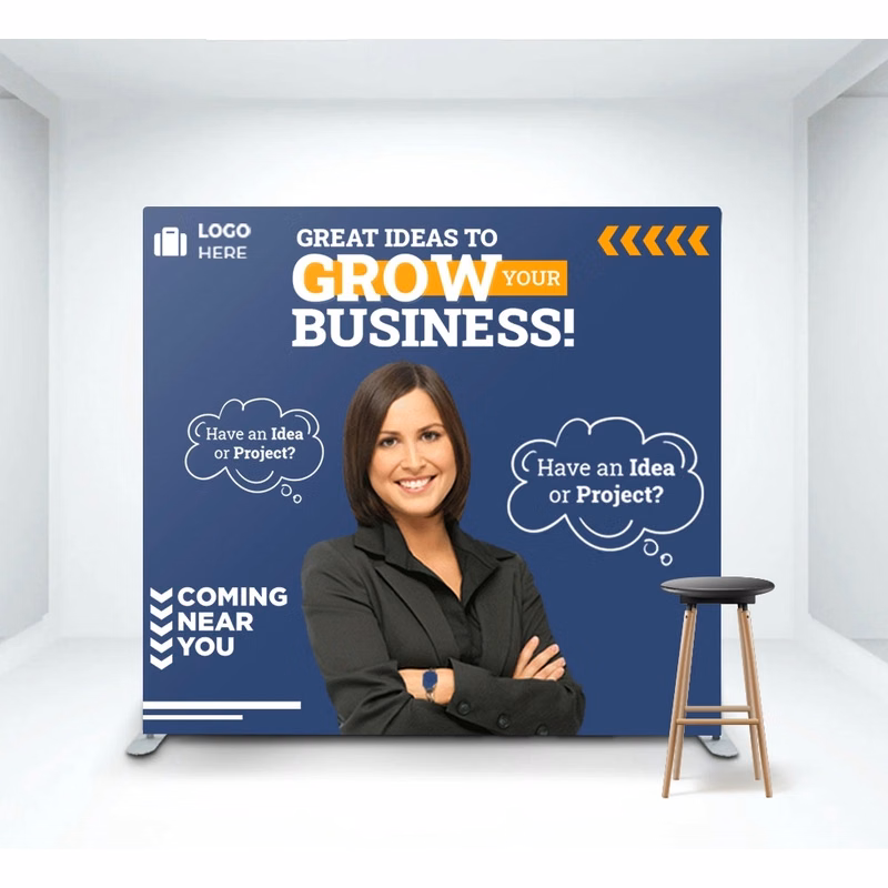 Pillow Case Backdrop - Straight (20ft X 10ft)