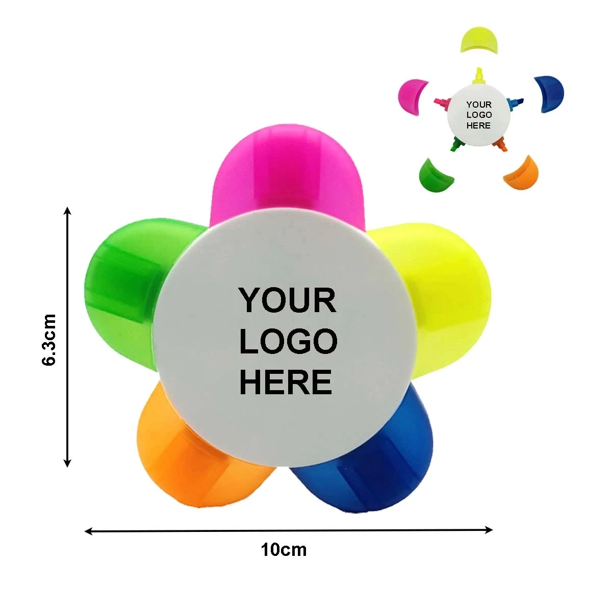 Flower Shape Highlighters 1