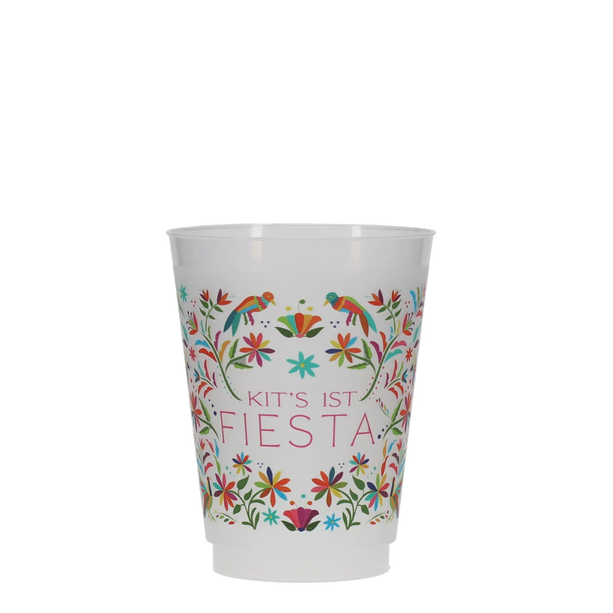 16 oz Frost-Flex Plastic Cup Frosted Digital Print 1