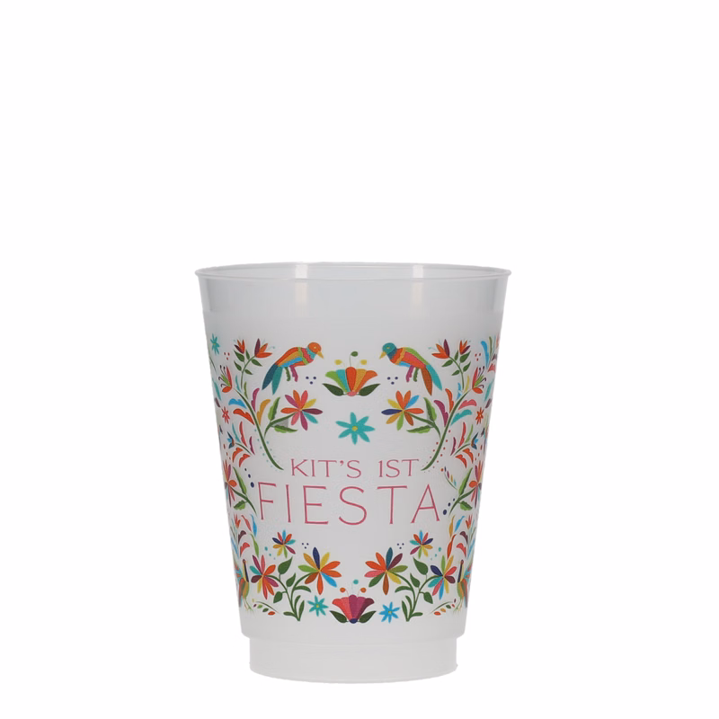 16 oz Frost-Flex Plastic Cup Frosted Digital Print