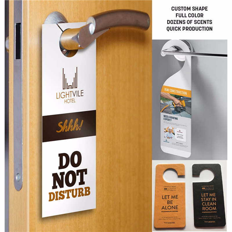 Custom Door Hanger - Scented - Full Color