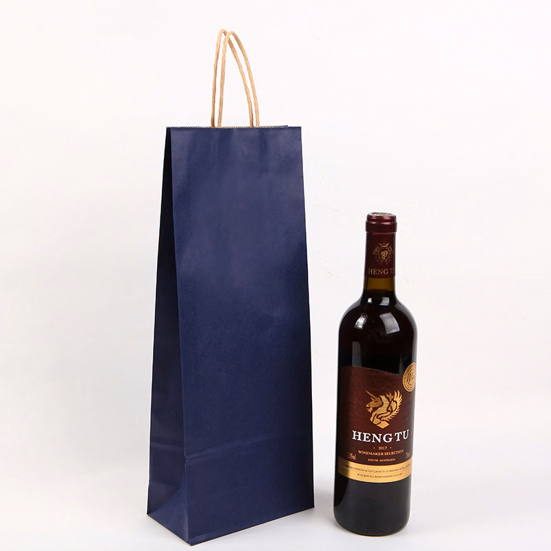 Brown Paper Wine Carry Pouch