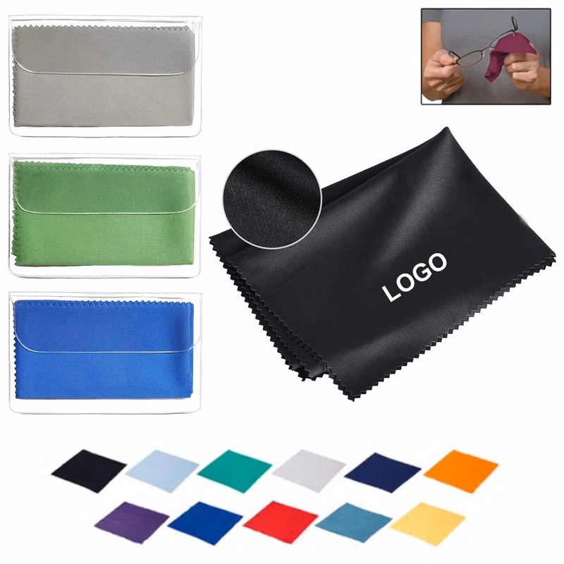 MOQ 100PCS Rush Service Microfiber Cleaning Cloth In Pouch