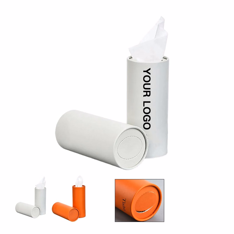 Travel Size Round Tissue Holder for Cars and Trucks
