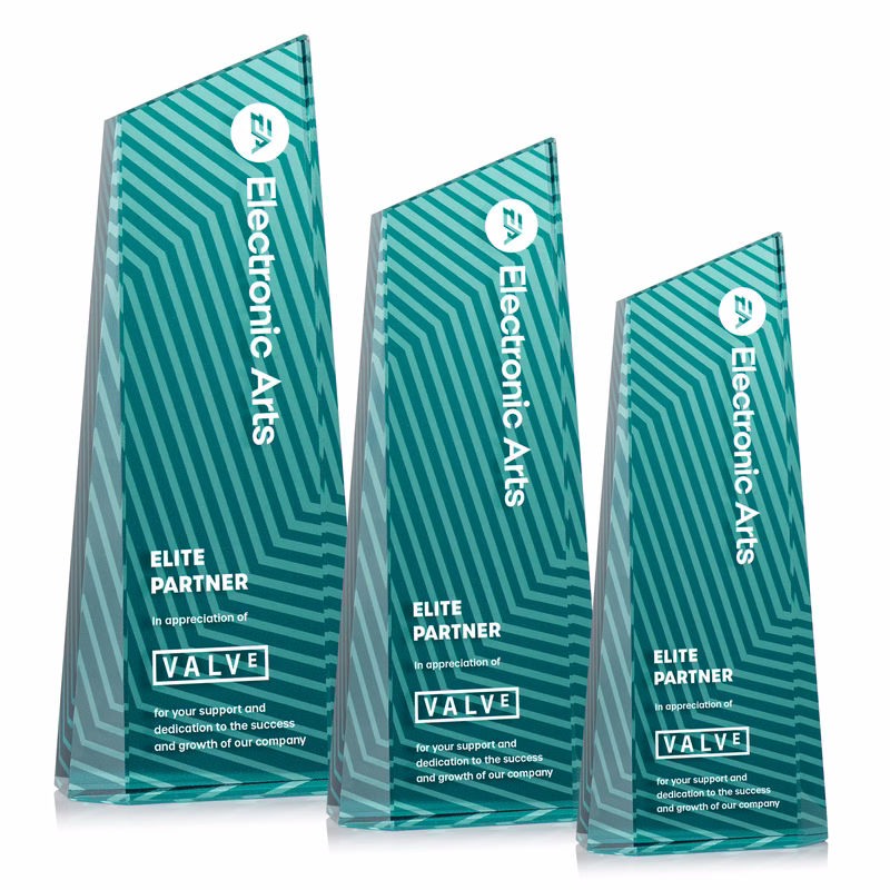 Hallandale VividPrint™ Award - Teal