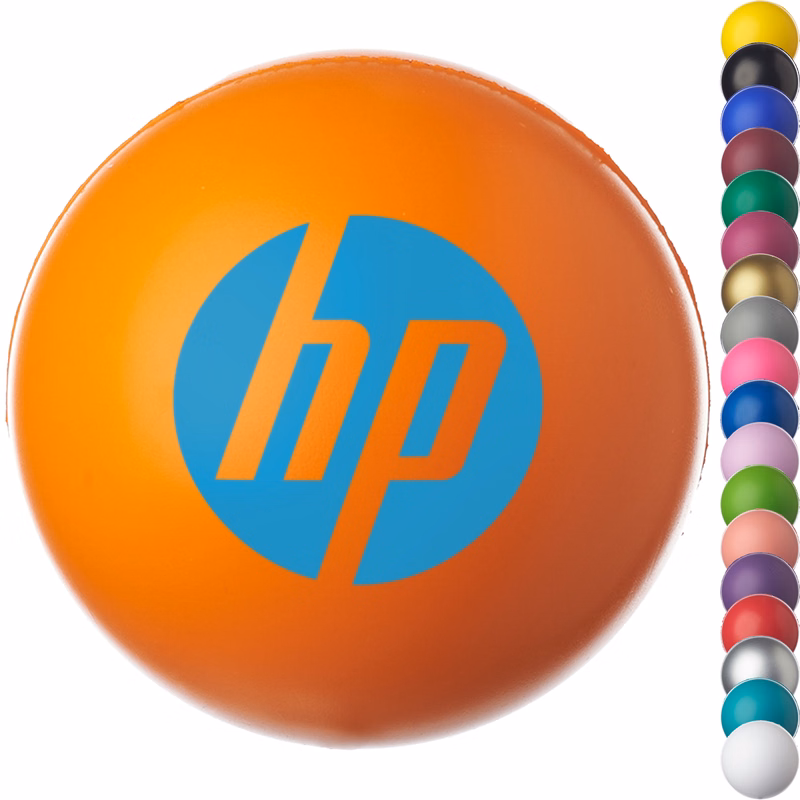 Round Stress Ball w/ Custom Logo Foam Stress Reliever Balls