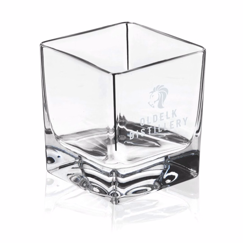 Viski® Braque Crystal Rocks Glass, set of 2