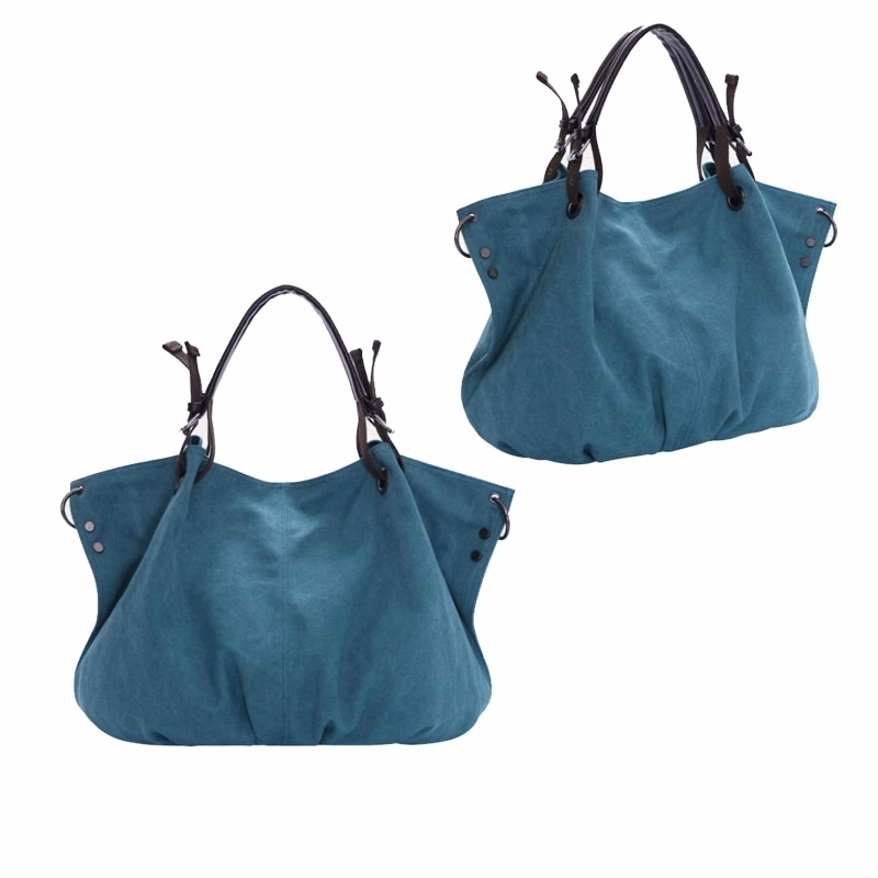 Cotton Canvas Shoulder Bag