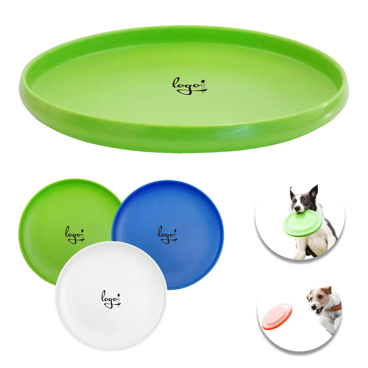 9 in. Plastic Flying Disc Pet Toy 1