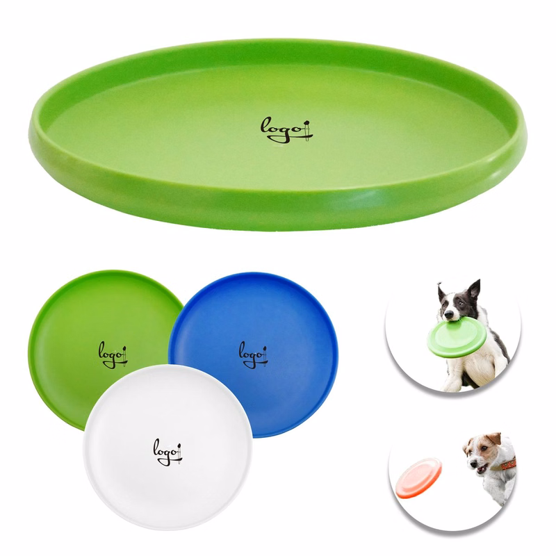 9 in. Plastic Flying Disc Pet Toy