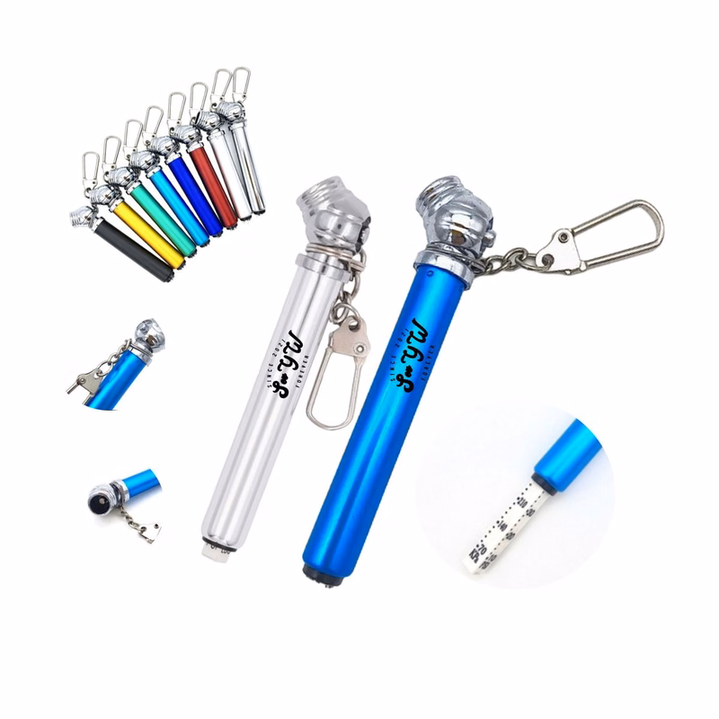 Mini Keychain Aluminum Tire Pressure Gauge