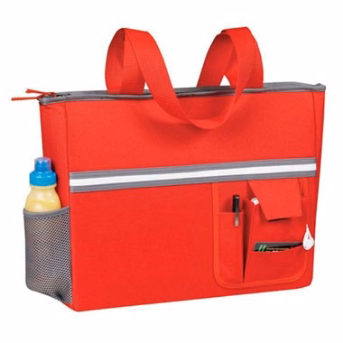 Durable Zippered Polyester Tote Bag
