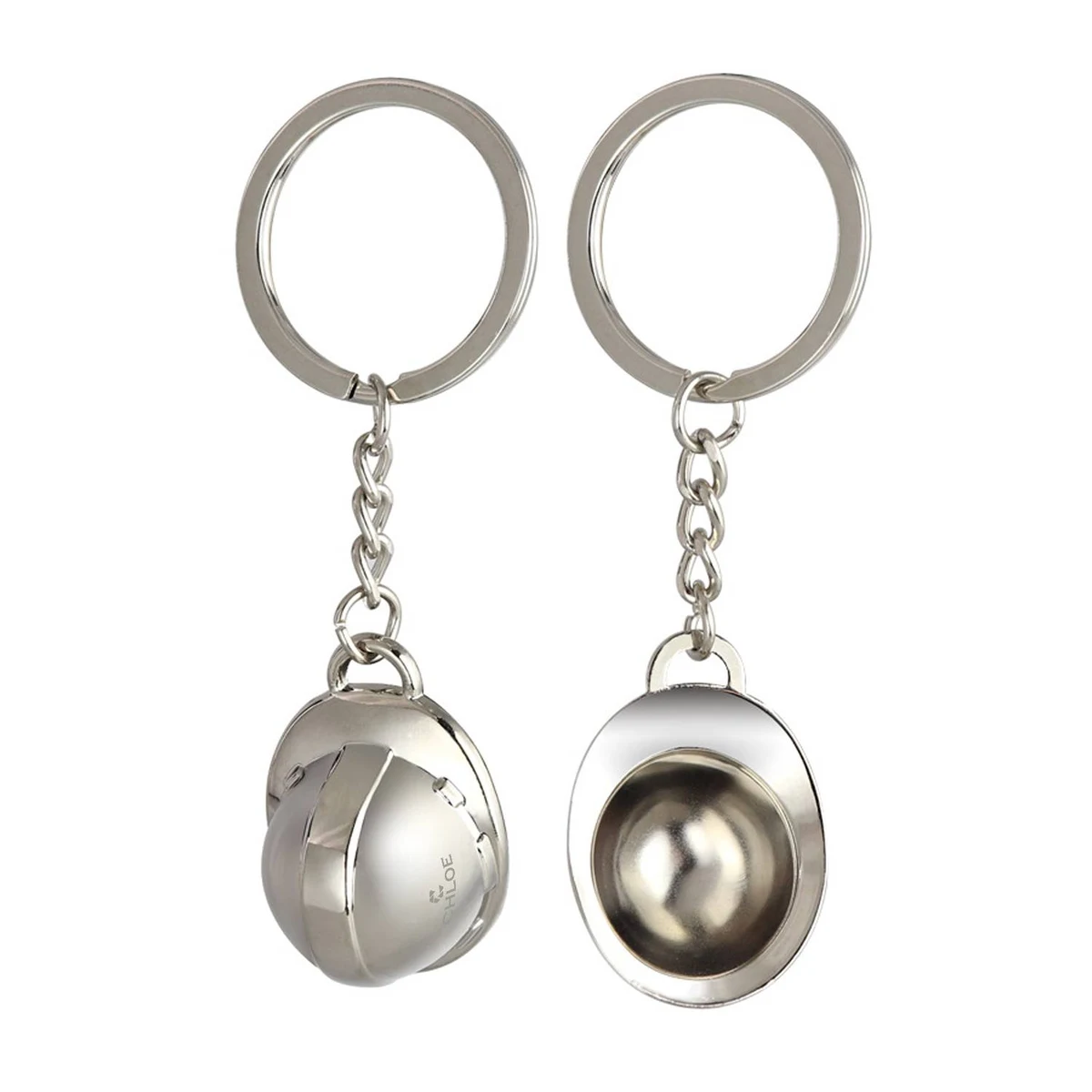 Metal Safety Helmet Keychain 1