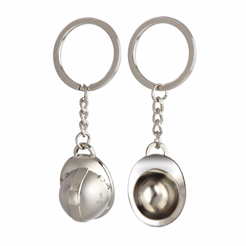 Metal Safety Helmet Keychain