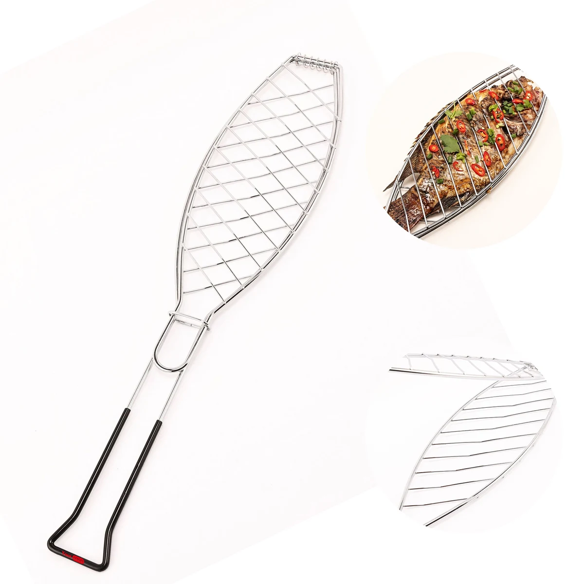 Iron Outdoor Grilled Fish Clip 1