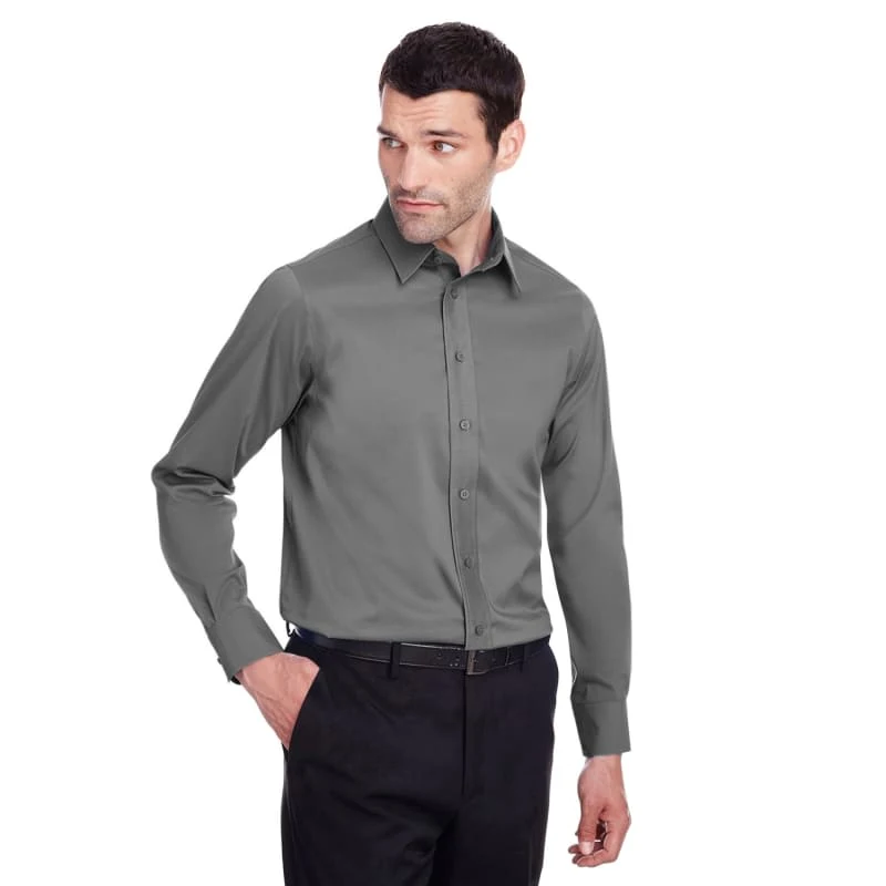 Devon & Jones Men's Crown Collection™ Stretch Broadcloth Slim Fit Shirt 1