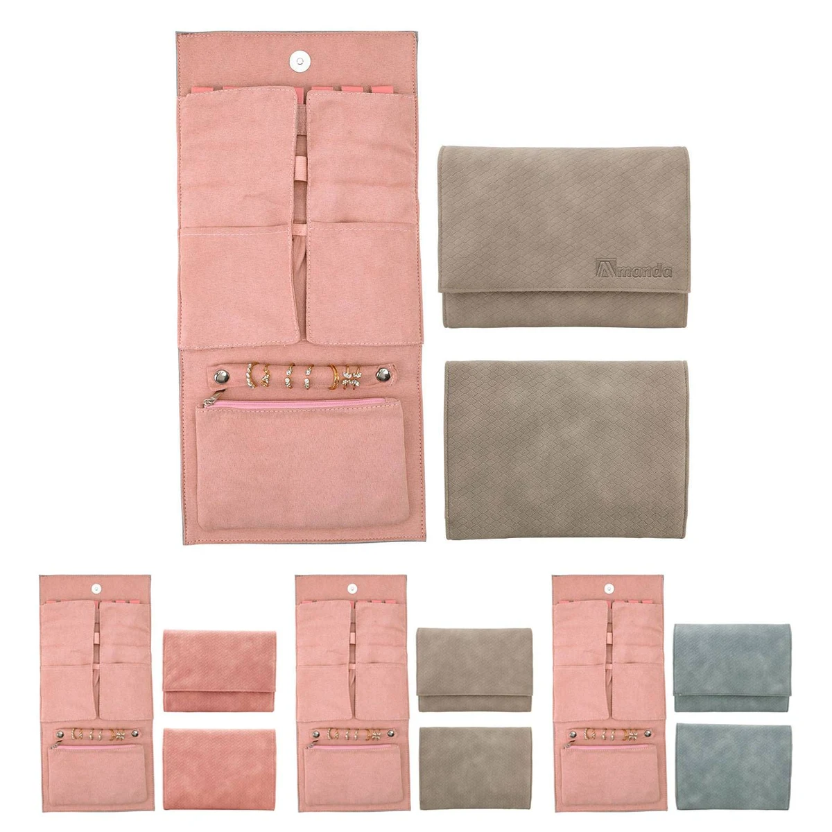 Jewelry Organizer Resembling Leather Bag 1