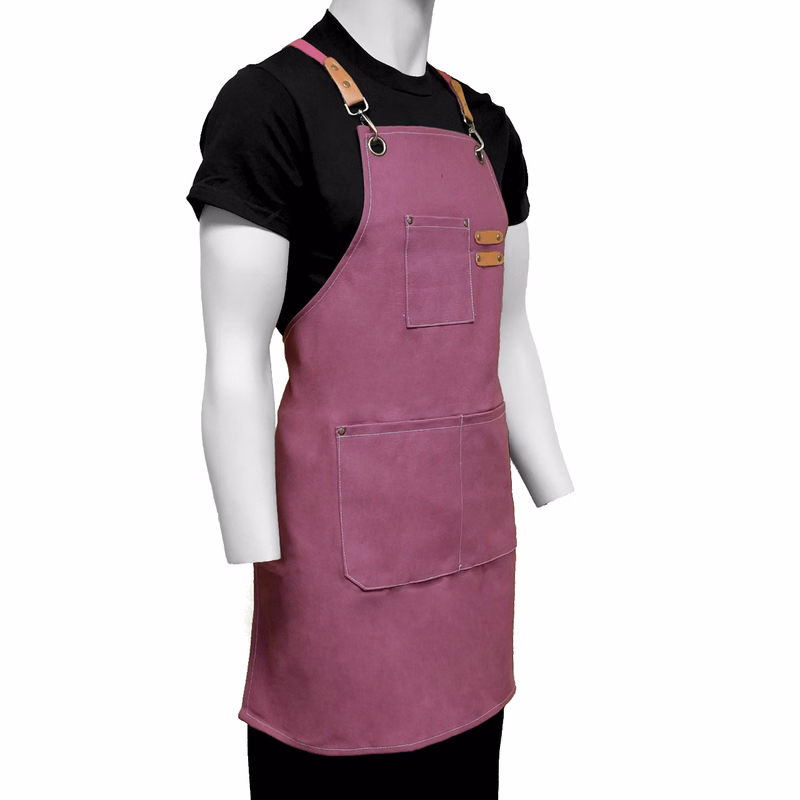 26 in. x 30 in. Cotton Cross Back Apron with Pockets (BLANK)