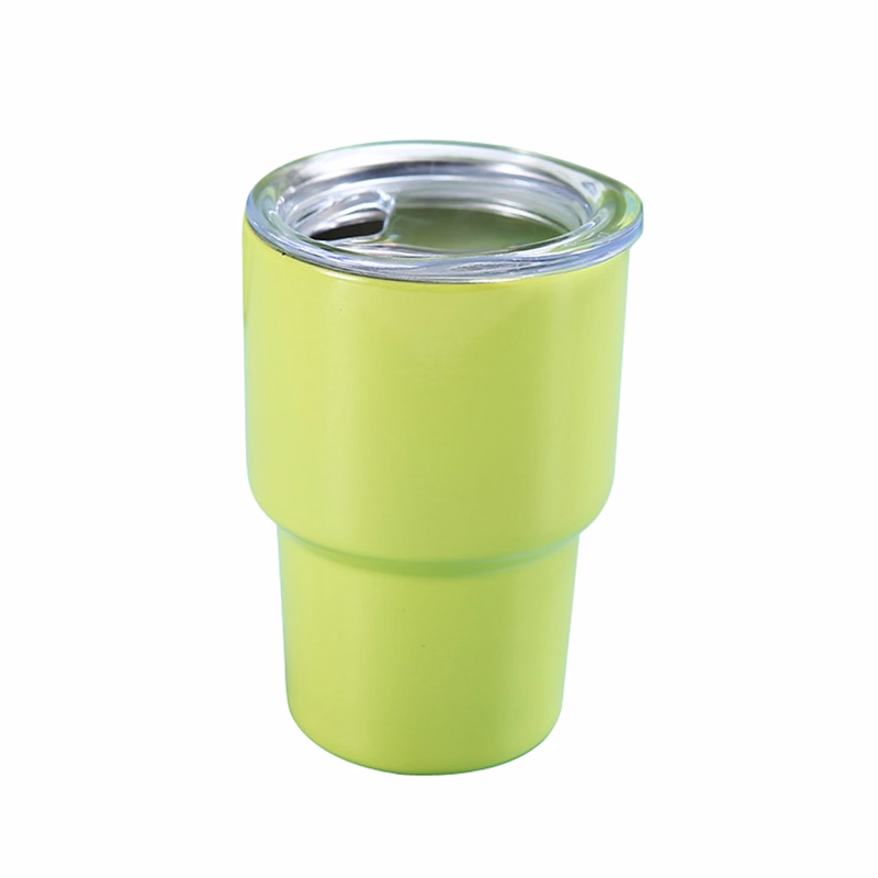 Mini 2-3OZ Tumbler Shot Glass With Straw and Lid