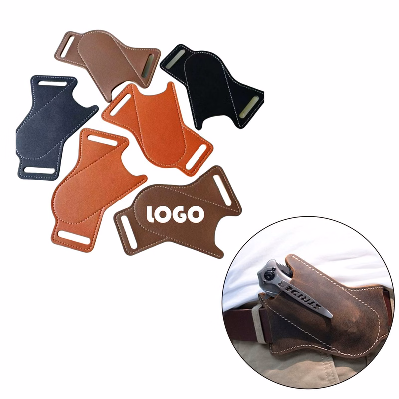 Leather Belt Knife Sheath Pouch