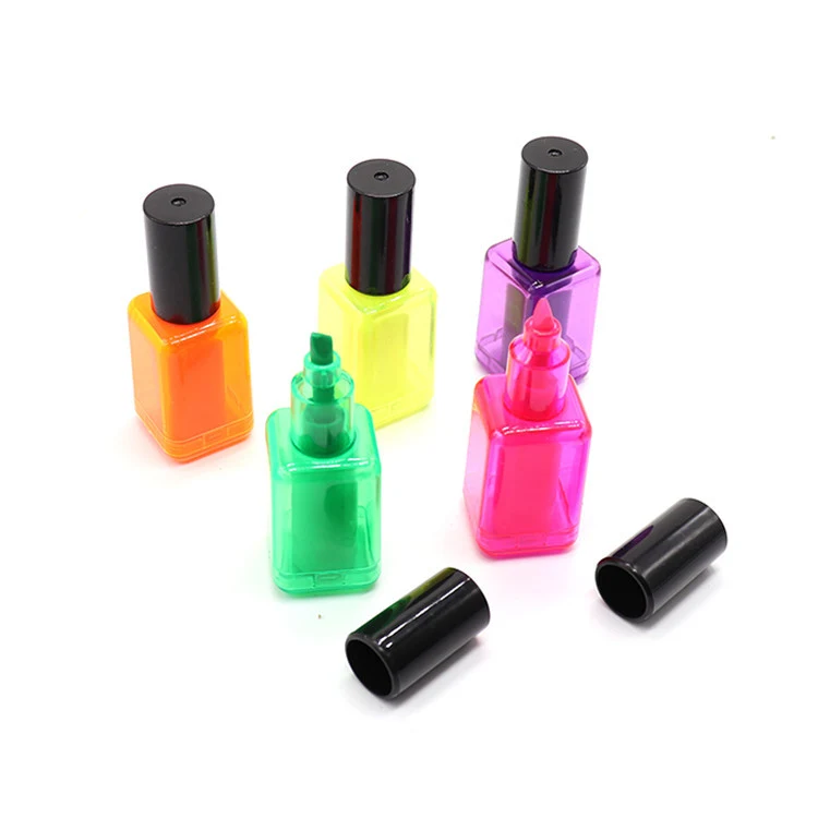 Creative Nail Polish Bottle Shape Highlighter 1