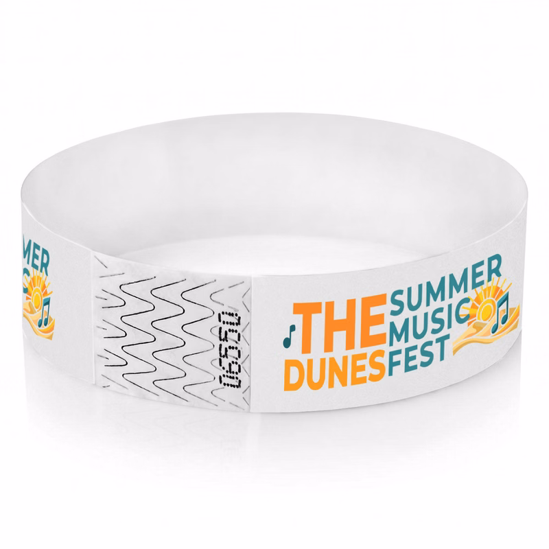 3/4" Full Color Tyvek Wristband