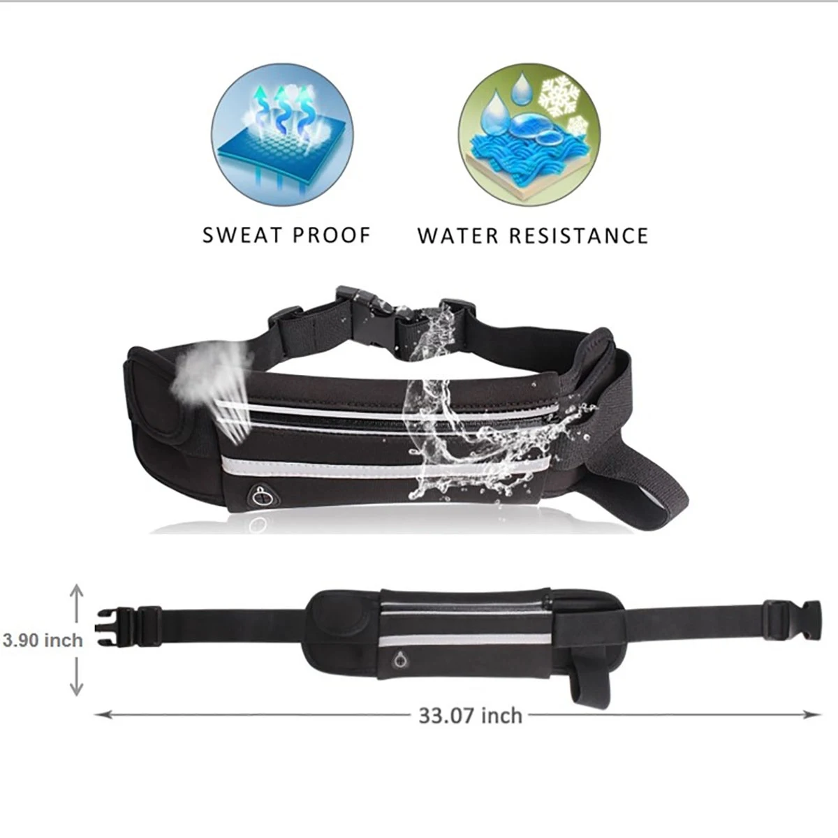 Sports Mobile Phone Waterproof Fanny Pack 1
