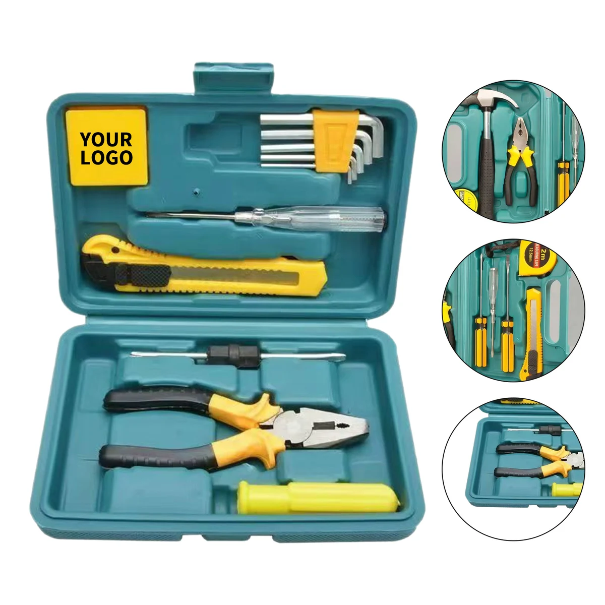 Home Repair Hardware Tool Kit With Nylon Case 1