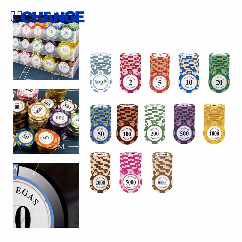 Clay Poker Chips for Casino Games