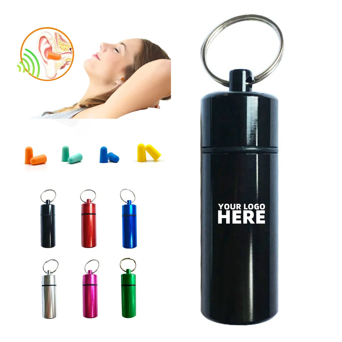 Keychain Earplugs Carrying Case 1