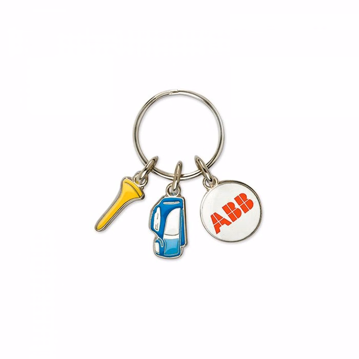 Charming Key Chain w/3 Custom Charms (Classic)