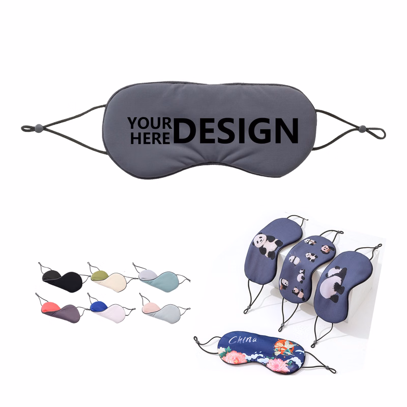 Polyamide-Cotton Eye Mask with Adjustable Fit