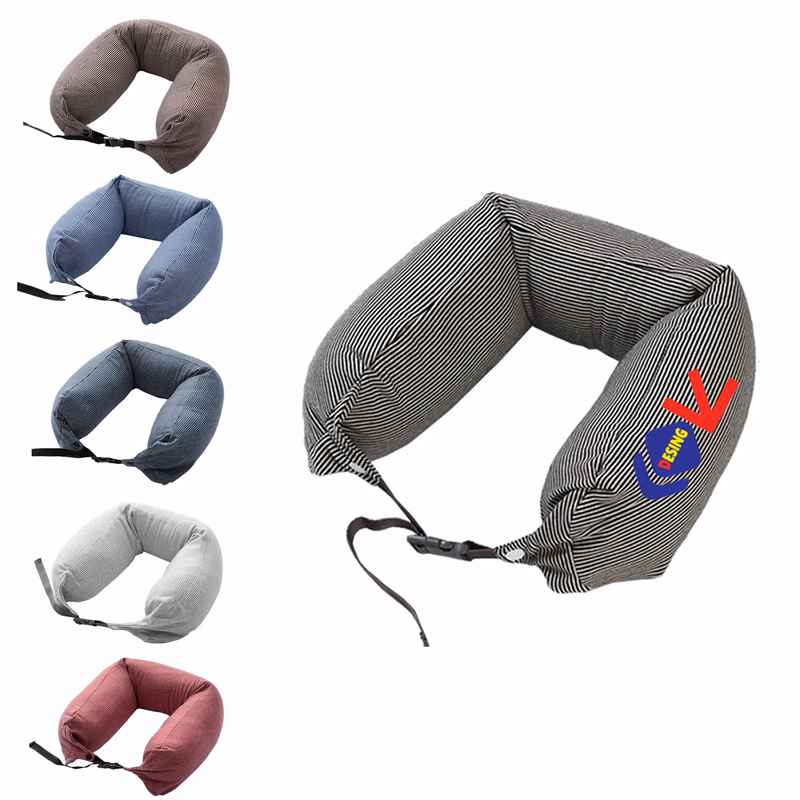 Multifunctional Travel Neck Pillow with EPS Foam and Adjustable Strap