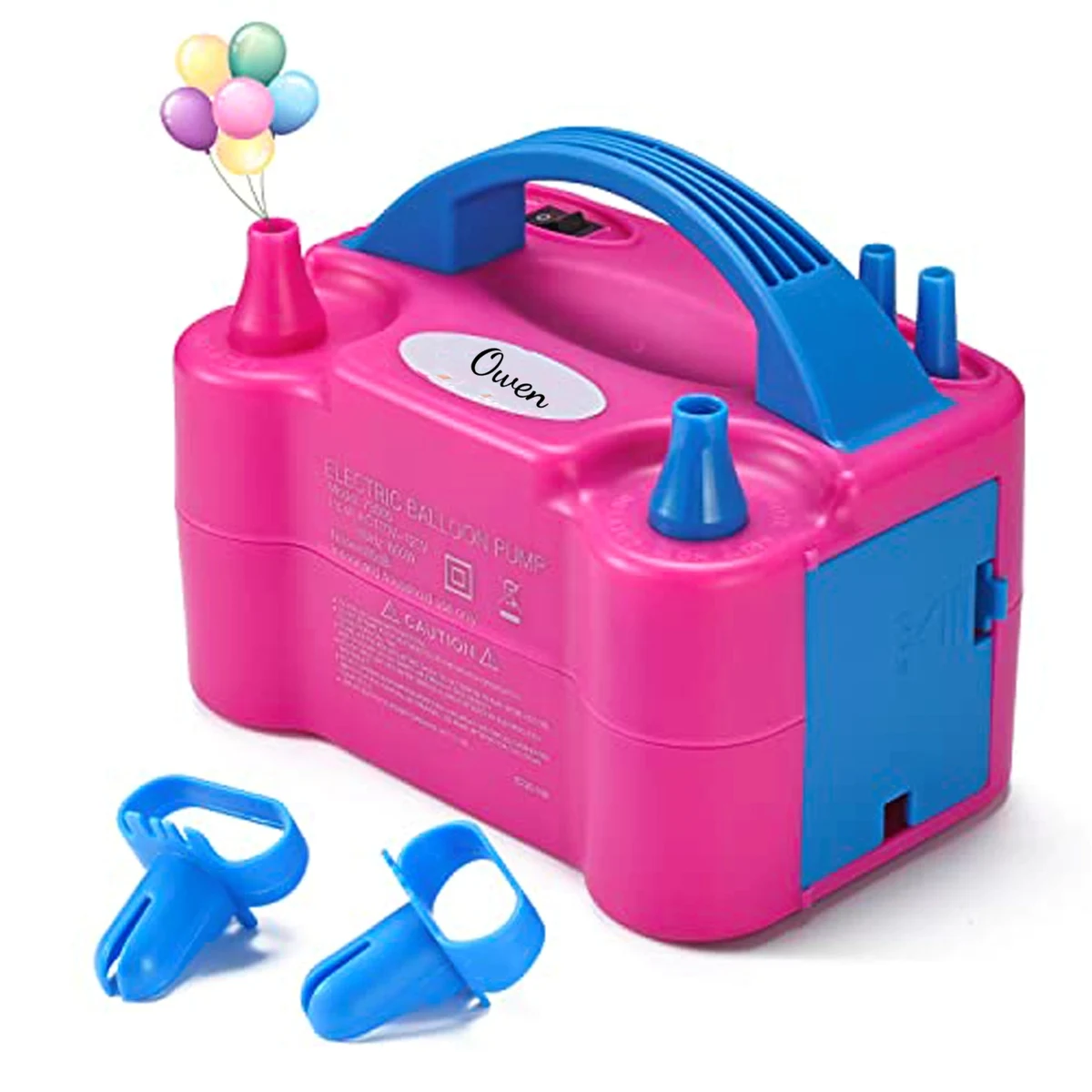 Portable Dual Nozzle Balloon Blower Pump 1