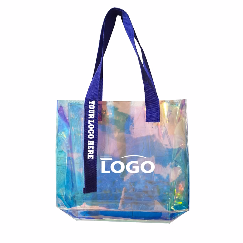 PVC Iridescent Clear Gift Bag