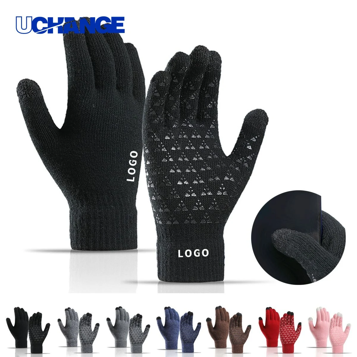 Warm Touch Screen Knitted Gloves for Daily Use 1