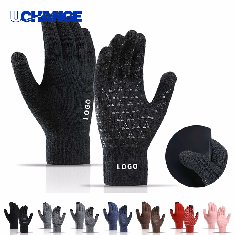 Warm Touch Screen Knitted Gloves for Daily Use