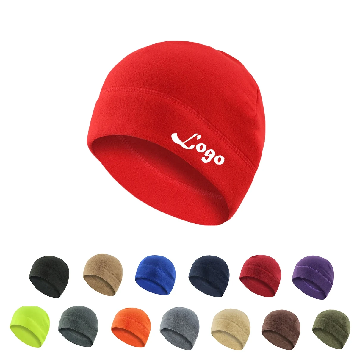 Warm Soft Solid Beanie Knit Winter Hat 1