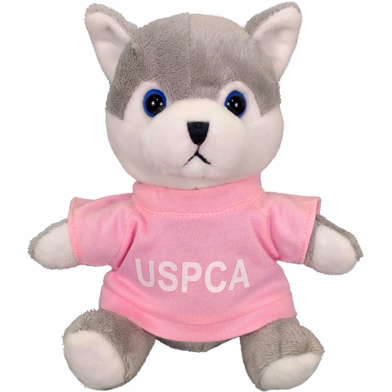 6" Beanie Husky Plush