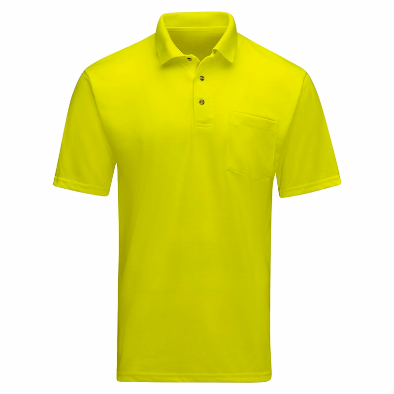 Men's Enhanced Visibility Safety Polo - SK01