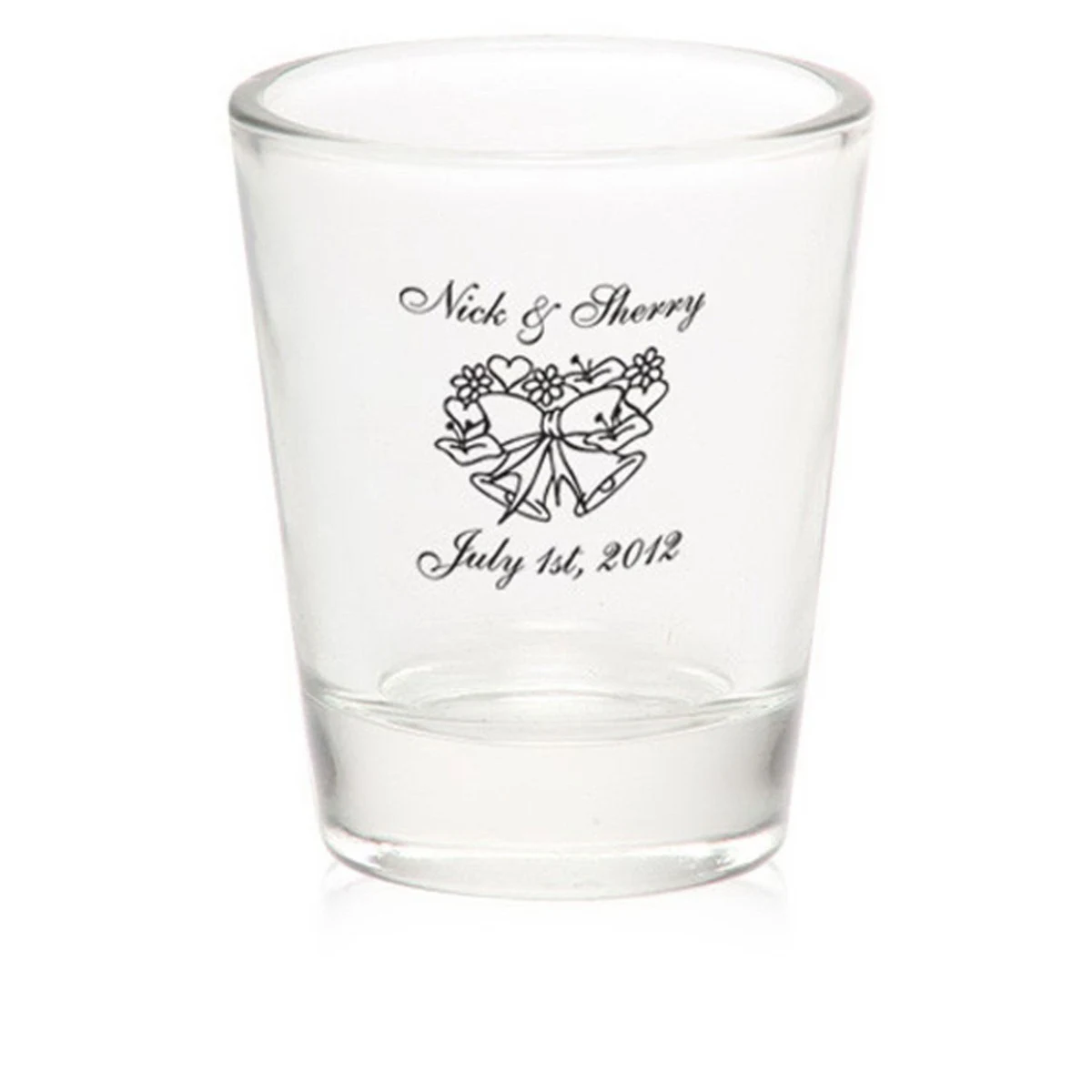 Custom 1.75 oz. Shot Glass w/ optional Bottom Color 1